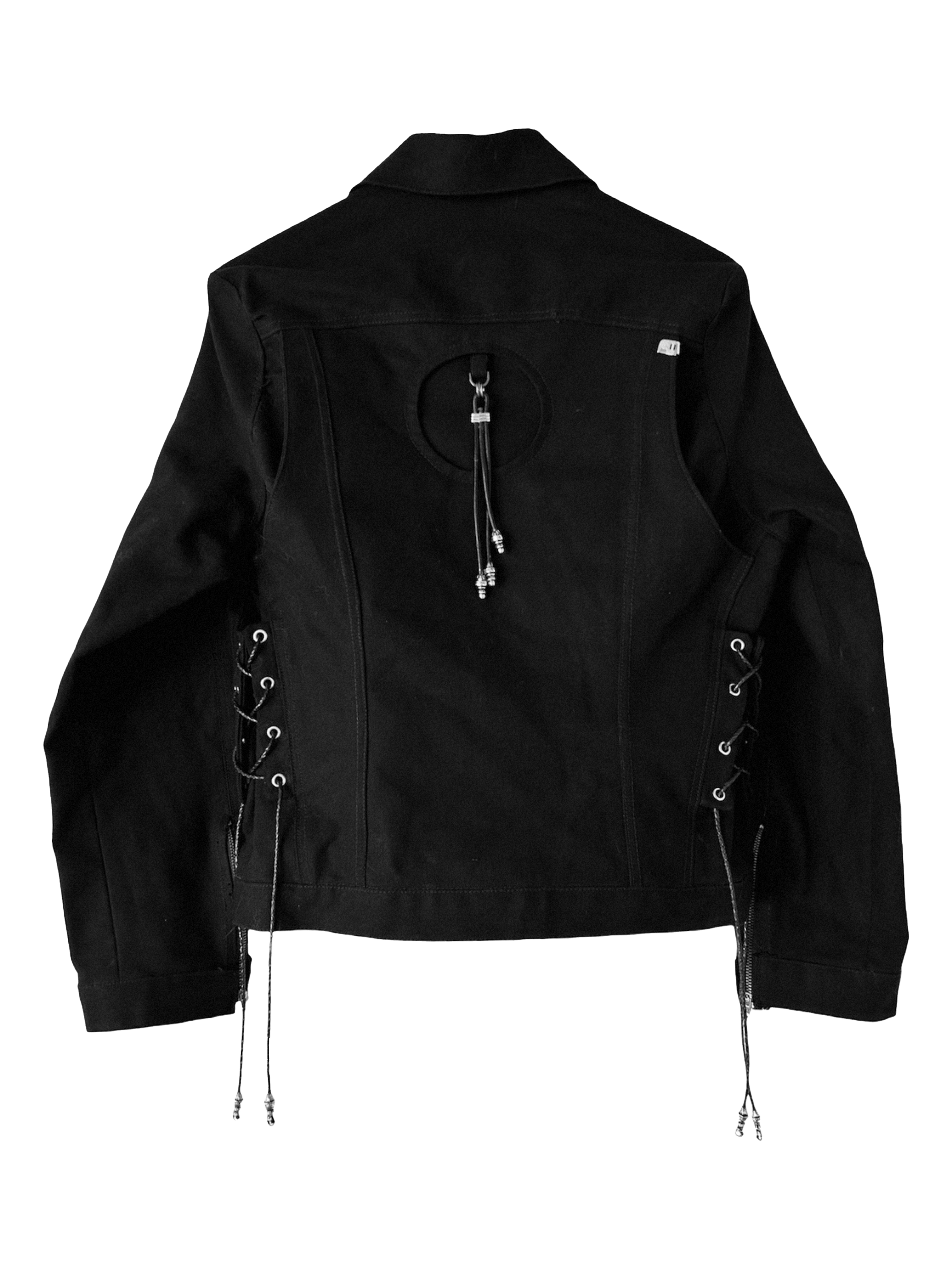 DENIM RAT TAIL JACKET