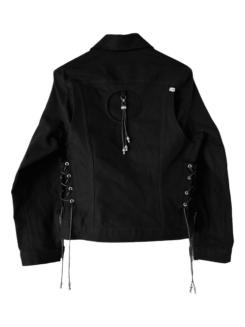 DENIM RAT TAIL JACKET