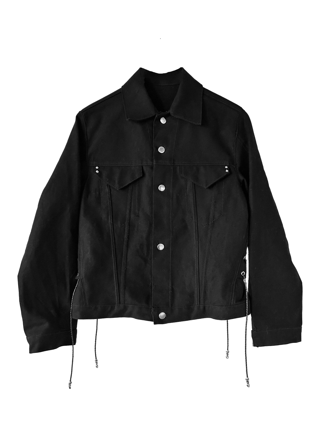 DENIM RAT TAIL JACKET